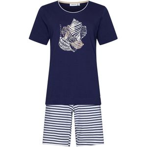 Pastunette Shortama Sea Breeze - Blauw/Wit - Katoen - Maat 36