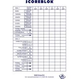 Haza Scoreblok Yahtzee - 3x Scoreblokken met 250 vellen - Familiespellen en dobbelspelletjes