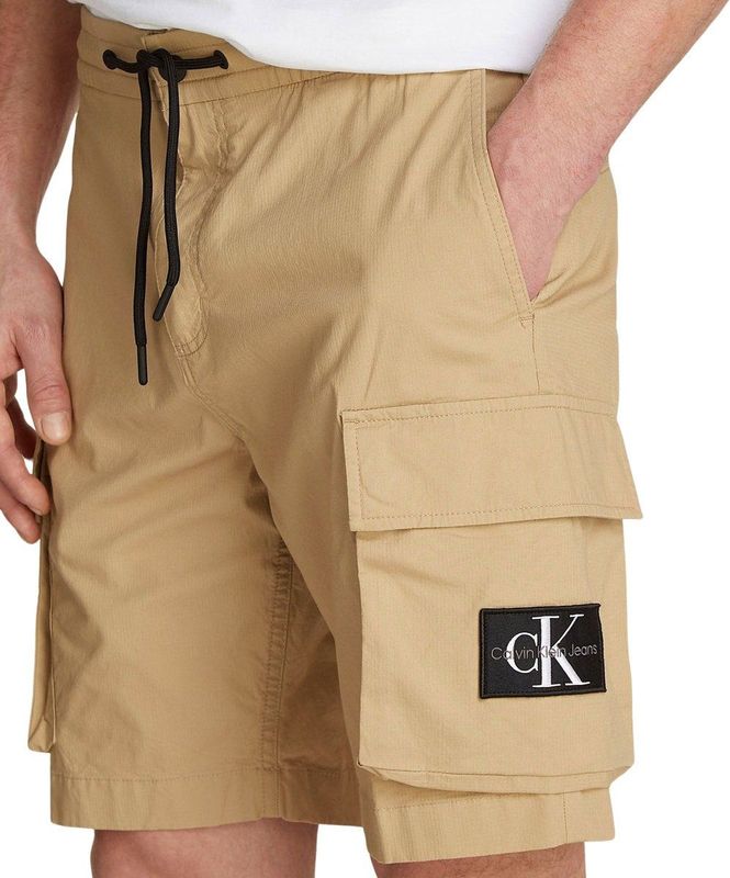 Calvin Klein - Cargoshorts - Travertijn - Heren - Normale Pasvorm