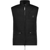 SuperRebel ANTHONY_ – Bodywarmer heren – Zwart – Winddicht en lichtgewicht – Met ritszakken – Outdoor casual