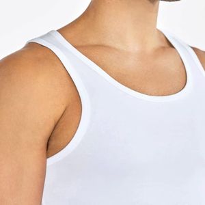 Set van 4 klassieke onderhemden voor heren van katoen