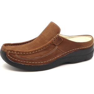 Wolky Dames Slipper - Roll Slide 0620213-430 Cognac - Maat 40