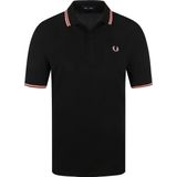 Fred Perry - Polo M3600 Zwart - Modern-fit - Heren Poloshirt Maat M