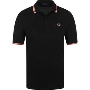 Fred Perry - Polo M3600 Zwart - Modern-fit - Heren Poloshirt Maat M