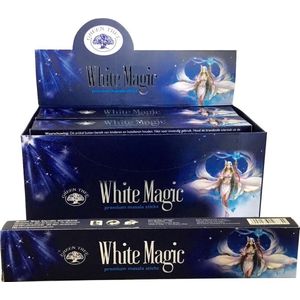 White Magic Green Tree wierook – 12 stuks - 180 geurstokjes van 15 gram - Gems and Gifthop