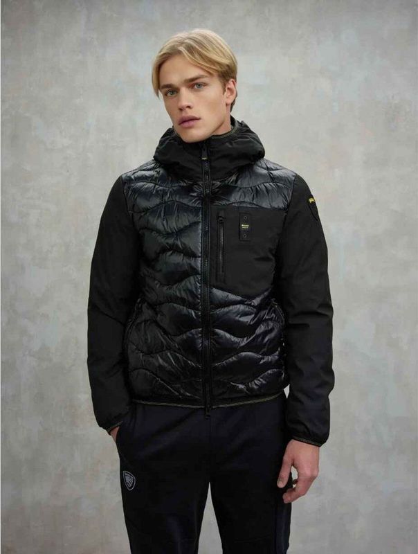 Blauer - Albert - Jasje - Gebroken Wit - Monochroom Donsjack - Lichtgewicht Neopreen