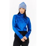 Protest - PRTLaga - Skipully Dames - Vibrant Blue - Lange Mouwen - 1/4 Rits