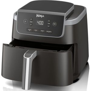 Airfryer Pro 5-Qt – 4-in-1 Heteluchtfriteuse met Air Crisp Technologie, Rooster, Verwarm, Dehydrateer, Nonstick Mand en Crisper Plate – 400°F, 120V, Grey