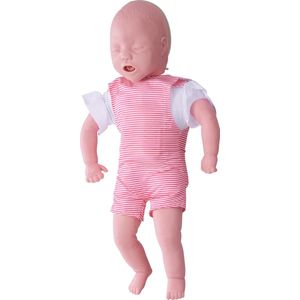 VEVOR Reanimatie Oefenpop voor Baby'S, Heimlich Manoeuvre En Cardiopulmonale Reanimatie (Cpr), Professionele Oefenpop voor Luchtwegobstructie voor Baby'S, Baby-Infarctmodel voor Training