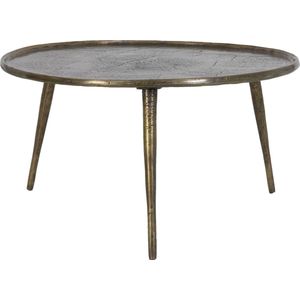 Light & Living - Babina - Bijzettafel - Brons - Metaal - Ø67.5x37cm