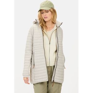 camel active Gewatteerde jas van gerecycled polyamide (GRS-gecertificeerd) - Maat womenswear-52 - Pearl wit