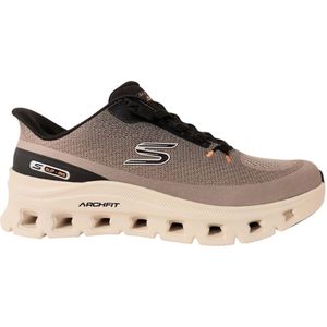 Skechers Instapper Hands-Free Slip-Ins 233110 TPBK Arch Fit Glide Step Pro Taupe Zwart