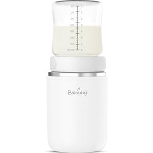Balooby® Bottle Warmer PRO - Draagbare Baby Flessenwarmer - Wit - 13.200 mAh - Geschikt voor onder anderen Dr. Brown's, AVENT, Pigeon , NUK
