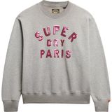 Superdry - Varsity Loose Sweatshirt - Boxy Pasvorm - 100% Katoen