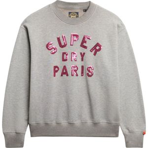 Superdry - Varsity Loose Sweatshirt - Boxy Pasvorm - 100% Katoen