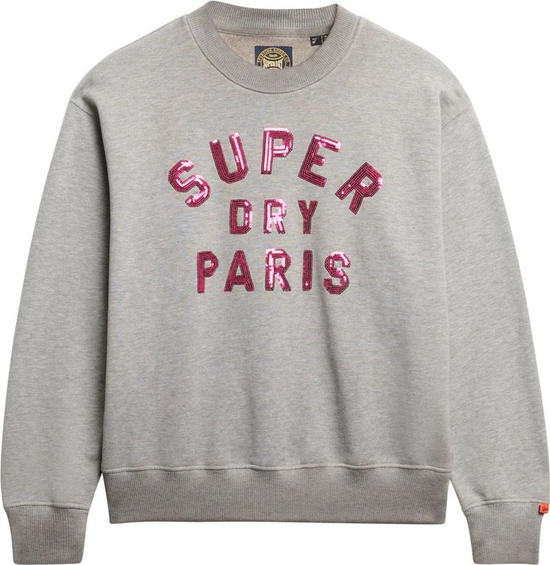 Superdry - Varsity Loose Sweatshirt - Boxy Pasvorm - 100% Katoen