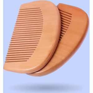 Premium Houten Baardkam - Kam voor Baard en Snor - Anti Statisch - Eenzijdig - Fijne Kam