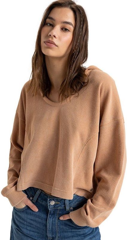 Roxy - Notice Me - T-shirt Met Lange Mouwen - Bruin