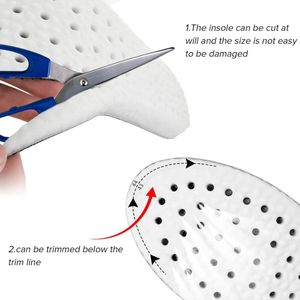 Allecto Plus - Inlegzolen van traagschuim voor maximale voetondersteuning - ademende schokabsorberende sportinlegzolen - comfortabele vervangende inzetstukken voor dames en heren