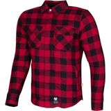 Merlin - Sherbrook D30 - Motorshirt - Zwart Rood - Single Layer
