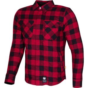 Merlin - Sherbrook D30 - Motorshirt - Zwart Rood - Single Layer