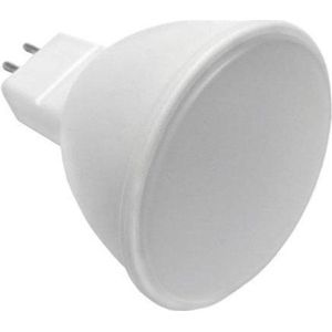Ledlamp GU5.3 / MR16 12V 7W 110 ° - Koel wit licht - Kunststof - Wit Froid 6000K - 8000K - SILUMEN