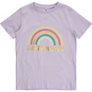 The New t-shirt meisjes - lila - Tnbella TN4198 - maat 158/164