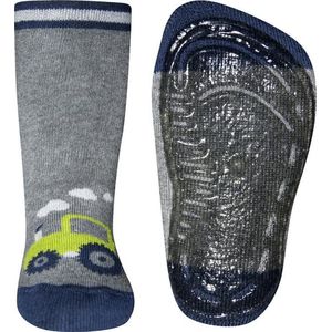 Antislipsok grijs met tractor-18/19