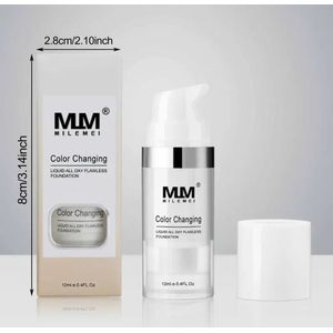 Kleurveranderende Foundation - Matte Afwerking - Ideaal voor Dagelijks Gebruik