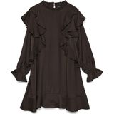 VERO MODA - VMLIZZI LS SHORT FLOUNCE DRESS WVN GA - Dames - Mini jurken