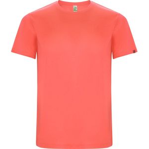 Fluor Koraal 2 Pack Unisex ECO CONTROL DRY sportshirt korte mouwen 'Imola' merk Roly maat S