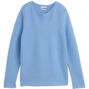 Tom Tailor - Regular Fit - Damespullover - Puur Katoen - All-over Motief