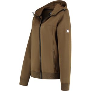 Travelin' Stine Dames - Outdoorvest - Sweater - Bruin