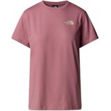 The North Face - Women Ss Box Nse Relaxed Tee - T-Shirt - Nostalgia Rose/Gravel