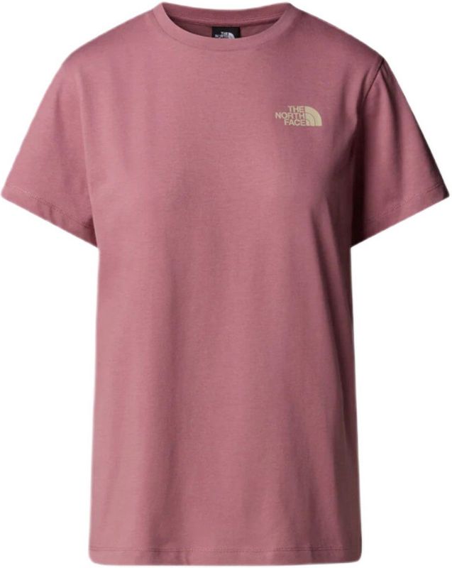 The North Face - Women Ss Box Nse Relaxed Tee - T-Shirt - Nostalgia Rose/Gravel