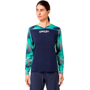 Oakley Apparel Maven Coast Langarm Enduro Trui Blauw L Vrouw