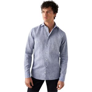 Eton - Overhemd Blauw Lange Mouw Overhemd Blauw 100004420 24