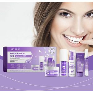 Tanden bleken - Purple Oral Set - Zachte Whitening, Langdurig Effect, Frisse Adem & Complete Tandverzorging