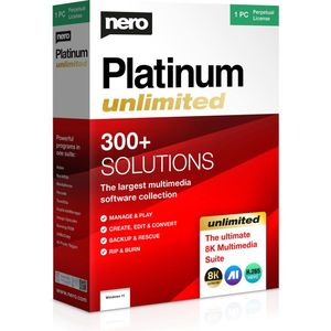 Nero Platinum Unlimited 2023 - Software - 1 Gebruiker - Meertalig