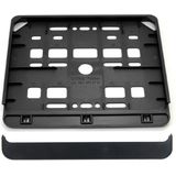 AMiO - Universele Kentekenplaathouder - Klein - Zwart - Kunststof