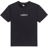 Quiksilver - T-shirt Ev Fineline - Zwart - Korte Mouwen - 100% Katoen