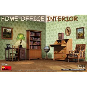 1:35 MiniArt 35644 Home Office Interior - Diorama Plastic Modelbouwpakket