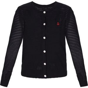 DreiMaster - Klassik - Gebreid Vest - Rood/Zwart