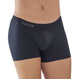 Clever Moda - Classic Match Boxer - Heren Boxershort - Zacht Microvezel - Zwart
