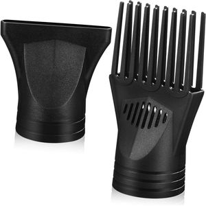 Hair Dryer Diffuser Hair Dryer Replacement Thin Nozzle Hair Dryer Accessories Comb Detangle Comb Hair Dryer Hair Dryer 2pcs