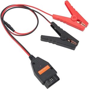 Noodvoeding Kabel OBD2 Connector met Memory Saver Functie