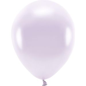 100x Lila paarse ballonnen 26 cm eco/biologisch afbreekbaar - Milieuvriendelijke ballonnen - Feestversiering/feestdecoratie - Lilapaars thema - Themafeest versiering