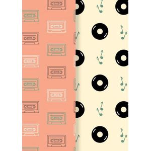 Notenschrift- Notenbalken- Gitarplay (A5) Allets comfort
