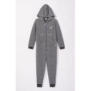 Woody onesie unisex - haas - grijs - 232-10-ONE-V/924 - maat 140