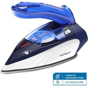Aigostar Lucas 31PYF  - Stoomstrijkijzer Travel/Reisstrijkijzer - 1100W - Paars/Wit